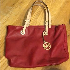 Red Michael Kors Purse